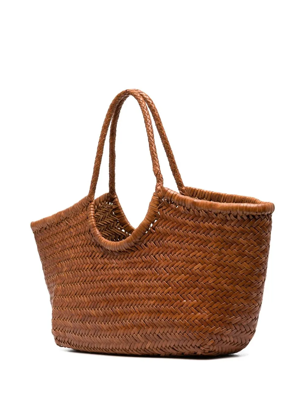Nantucket Interwoven Leather Tote Bag