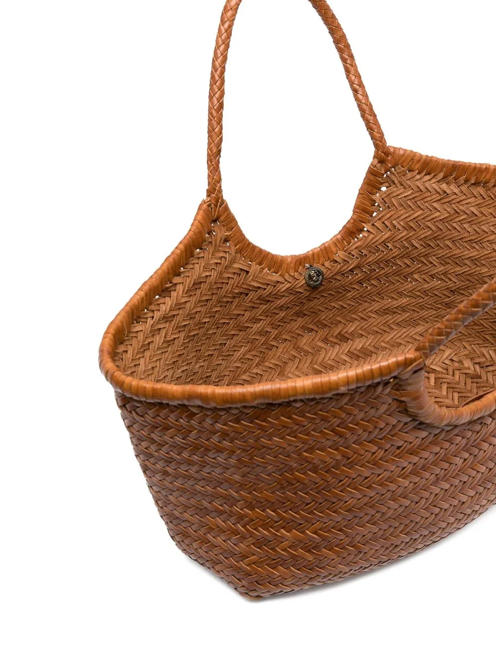 Nantucket Interwoven Leather Tote Bag