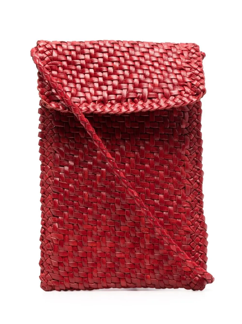 Dragon Diffusion Interwoven-design Phone-case Bag In Rot