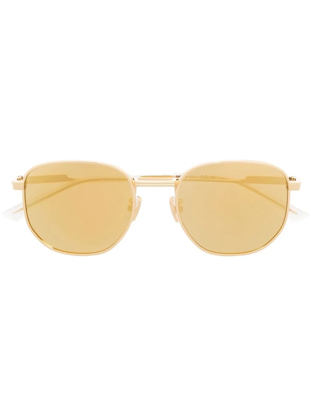 

Bottega Veneta Eyewear lentes de sol con armazón redonda - Dorado