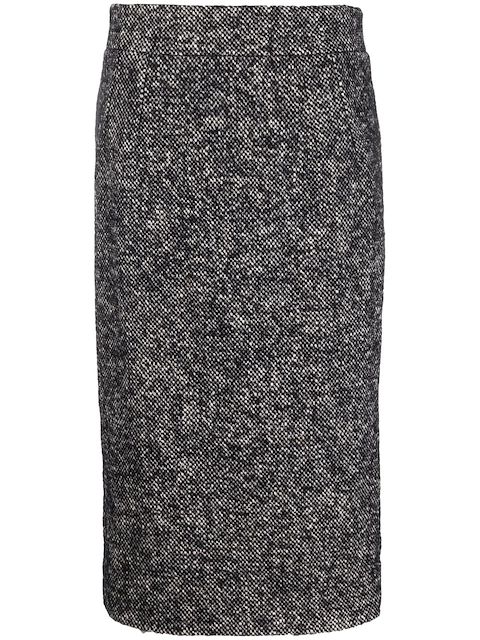 Dolce & Gabbana Pre-Owned 2000s woven pencil skirt