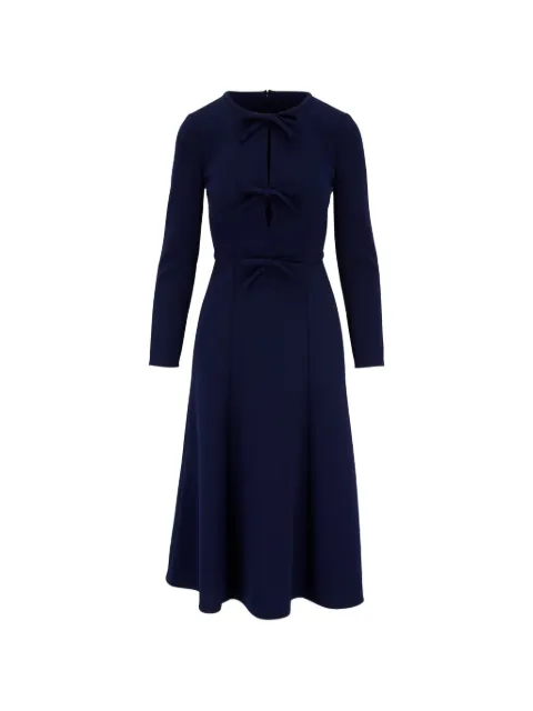 Carolina Herrera bow-details midi dress
