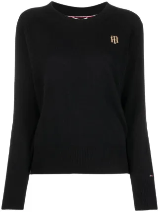 Tommy hilfiger clearance black jumper womens