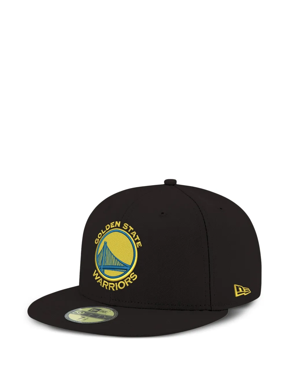 NEW ERA CAP x Golden State Warriors The League 9Forty "Black Yellow Blue" pet Zwart