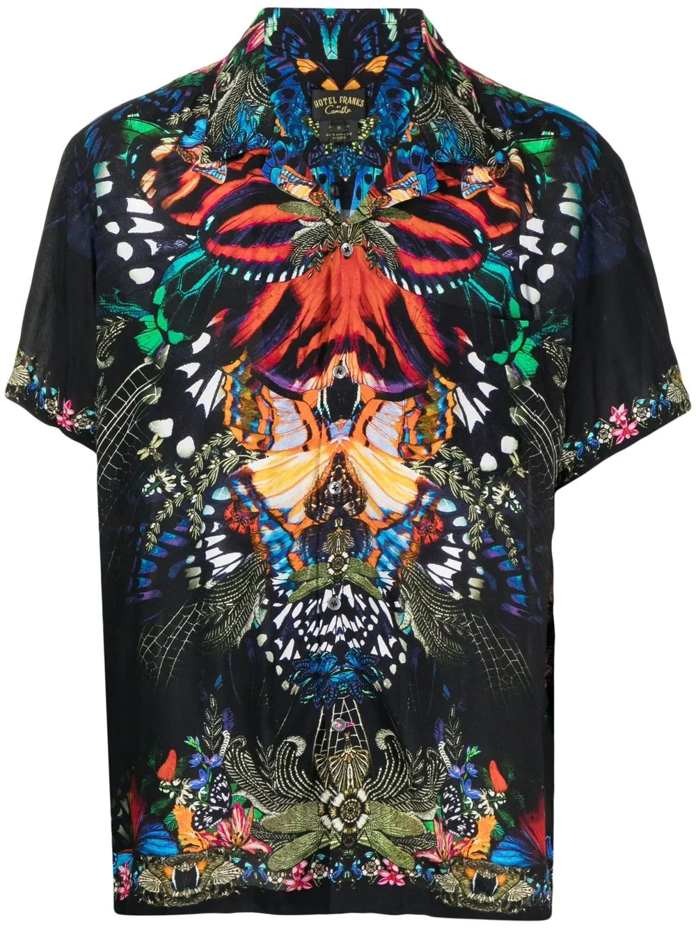 

Camilla graphic-print short-sleeved shirt - Multicolour