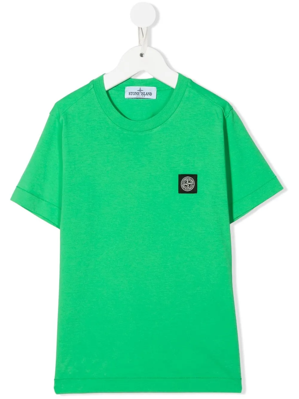 

Stone Island Junior playera con parche del logo - Verde