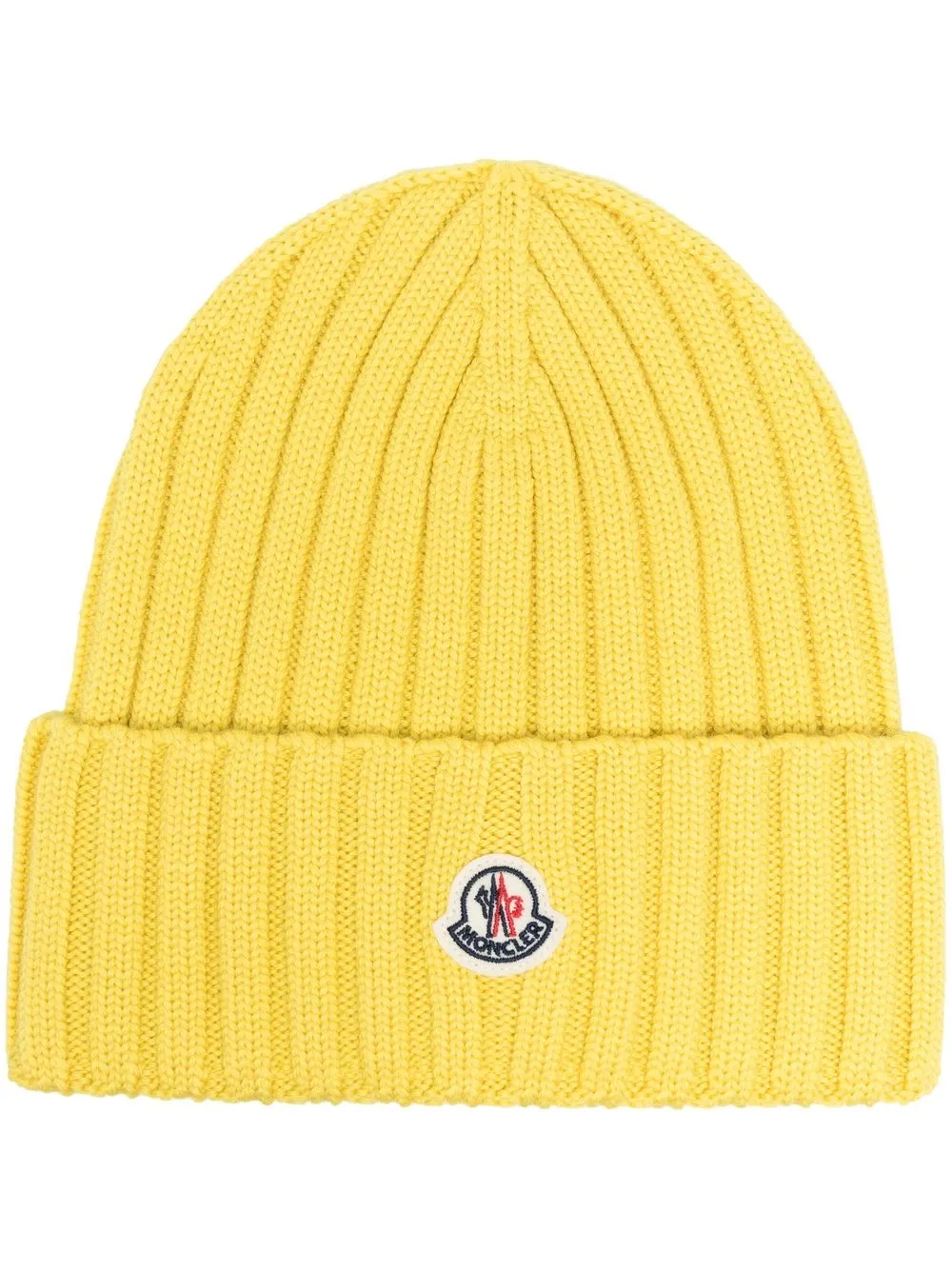 

Moncler gorro con parche del logo - Amarillo