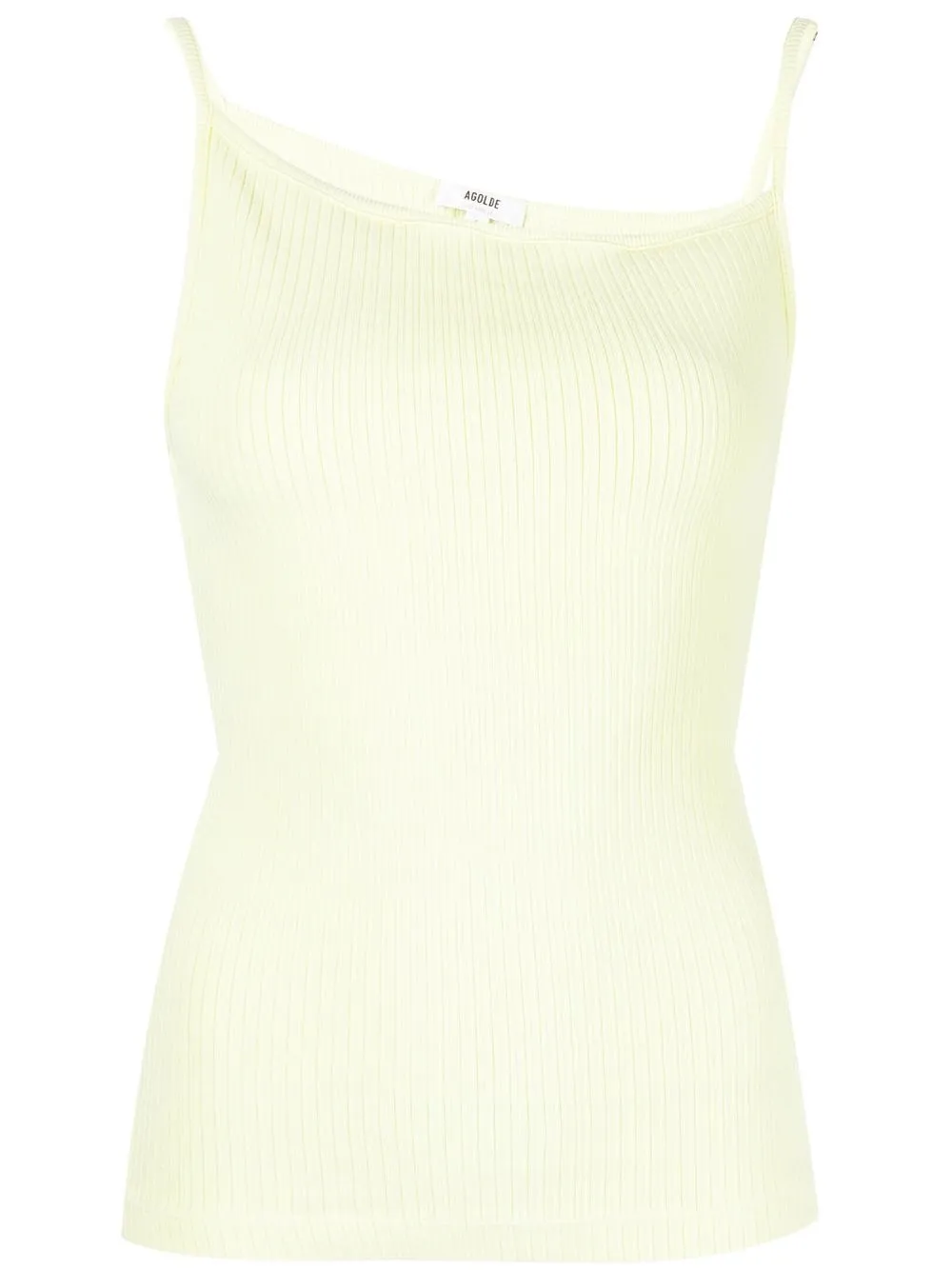 

AGOLDE Priya asymmetrical tank top - Yellow