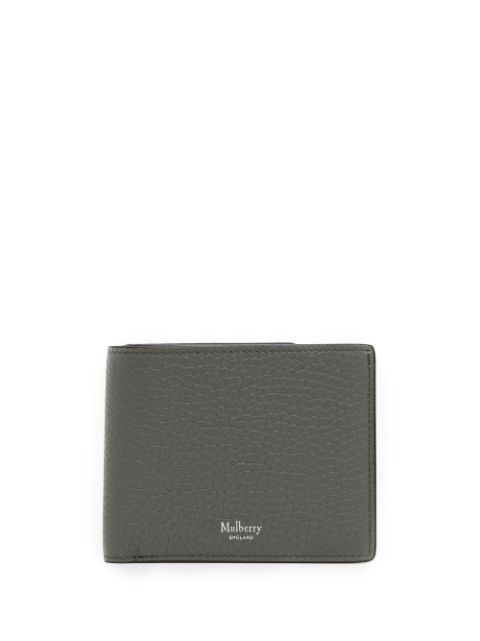 Mulberry - logo-print leather bi-fold wallet