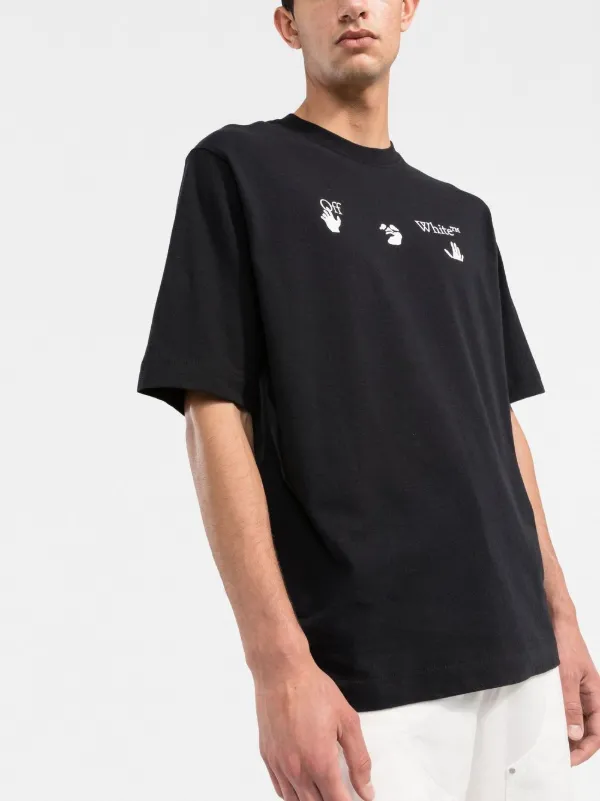 Off-White オフホワイト Hands Off ロゴ Tシャツ - Farfetch