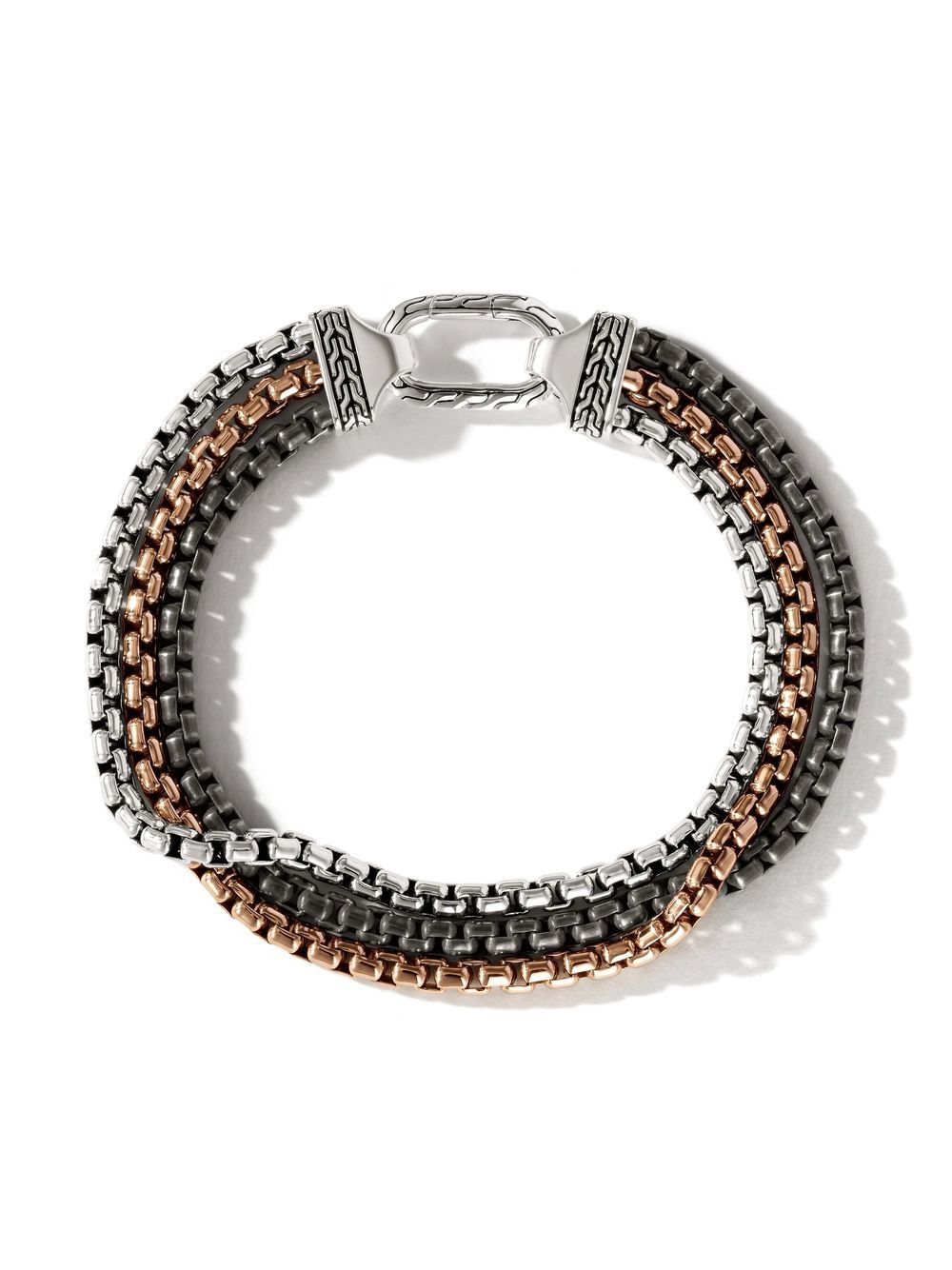 John Hardy Box Chain Triple Row Bracelet - Farfetch