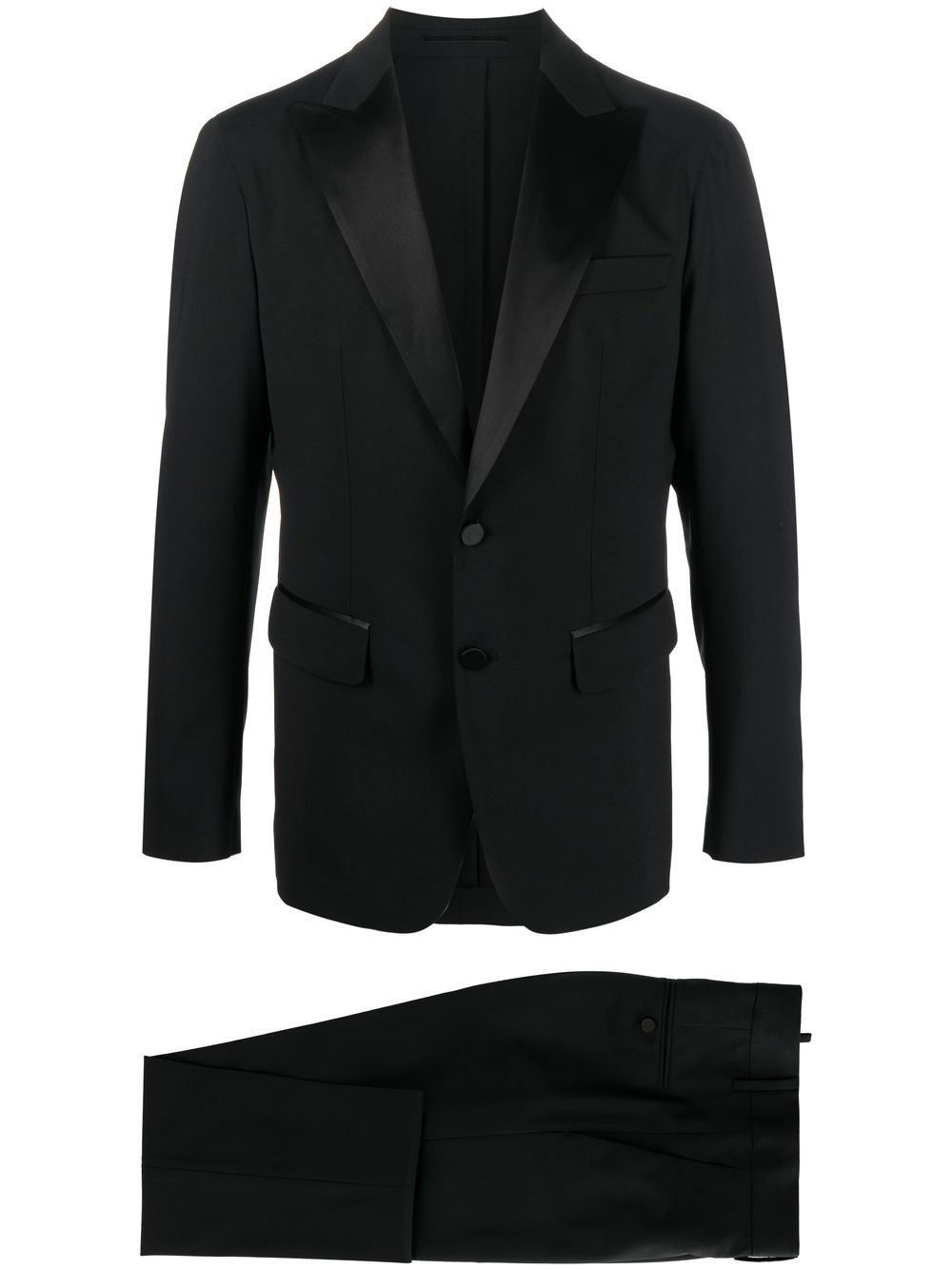 DSQUARED2 virgin-wool single-breasted suit – Black