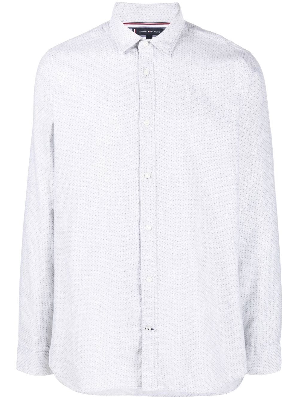 Tommy Hilfiger line-print long-sleeve Shirt - Farfetch