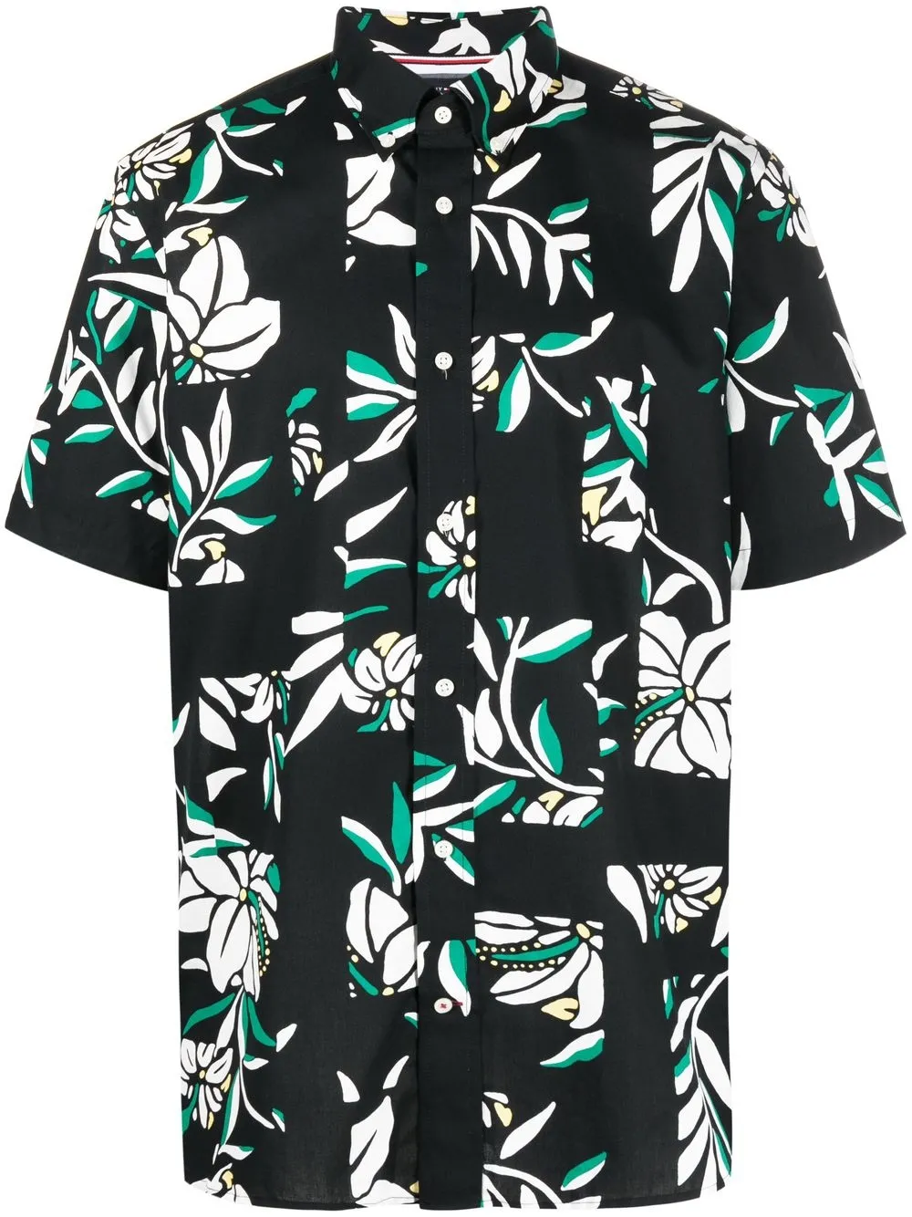 

Tommy Hilfiger camisa hawaiana con estampado floral - Negro