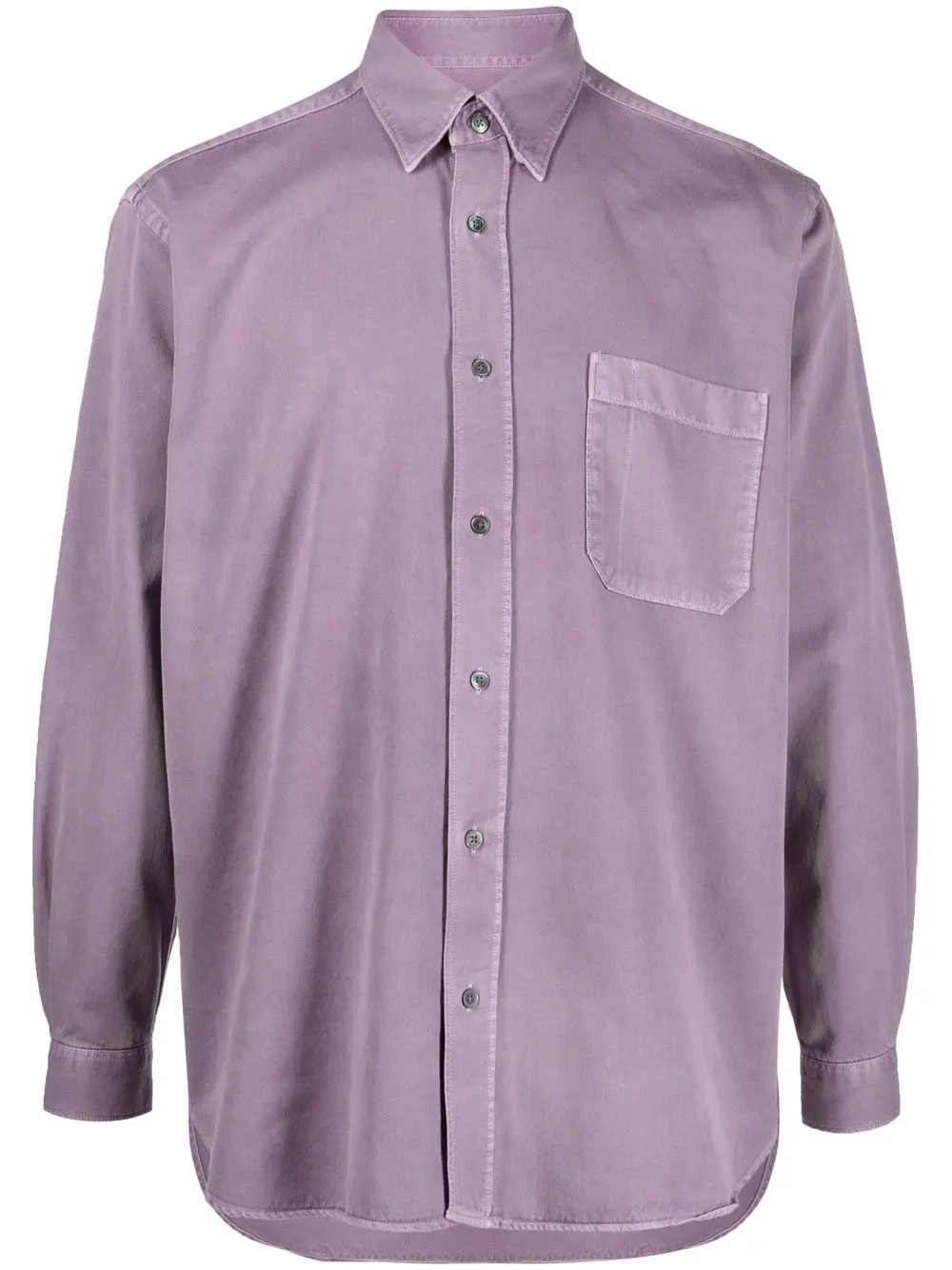 

Closed camisa con bolsillo de parche - Morado