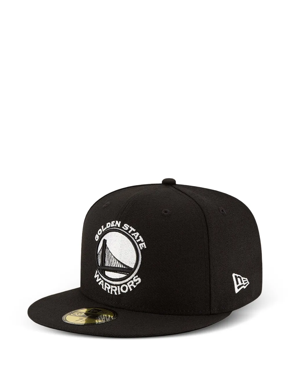 NEW ERA CAP Golden State Warriors 59Fifty pet met geborduurd logo Zwart