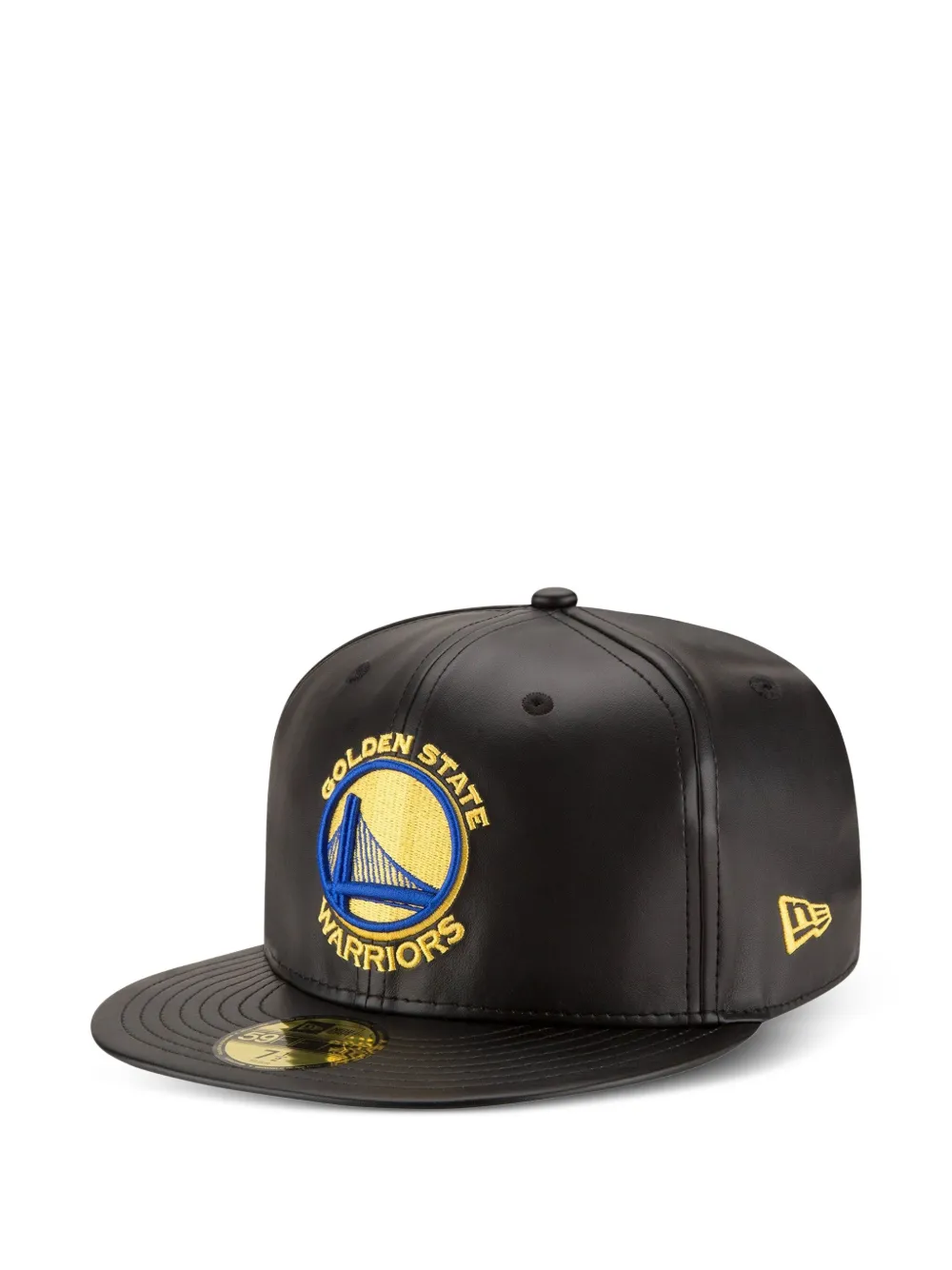 NEW ERA CAP x Golden State Warriors The League 9Forty "Black Yellow Blue" pet Zwart