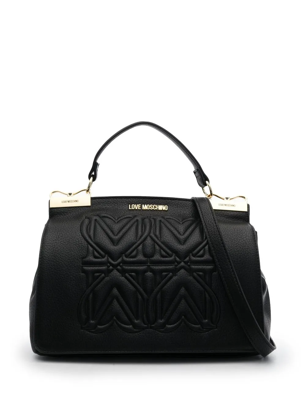 

Love Moschino tote con asas - Negro