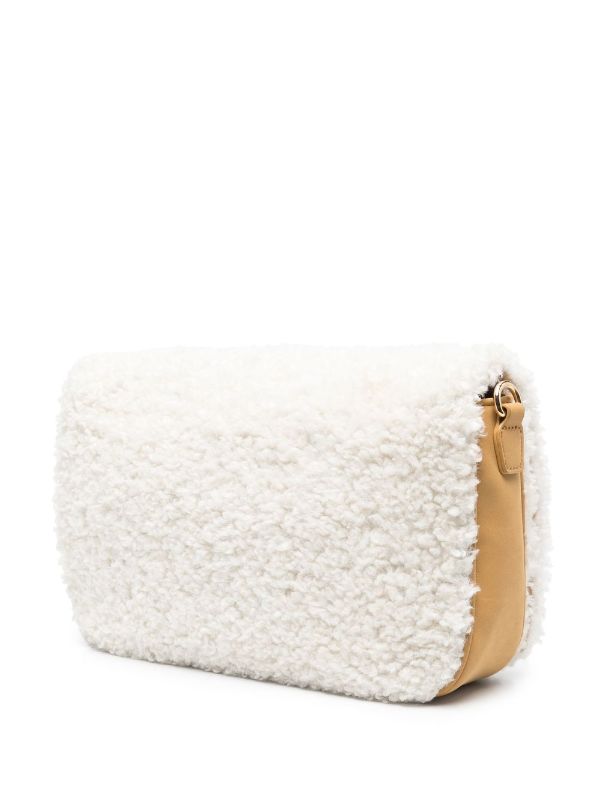 Faux best sale shearling purse