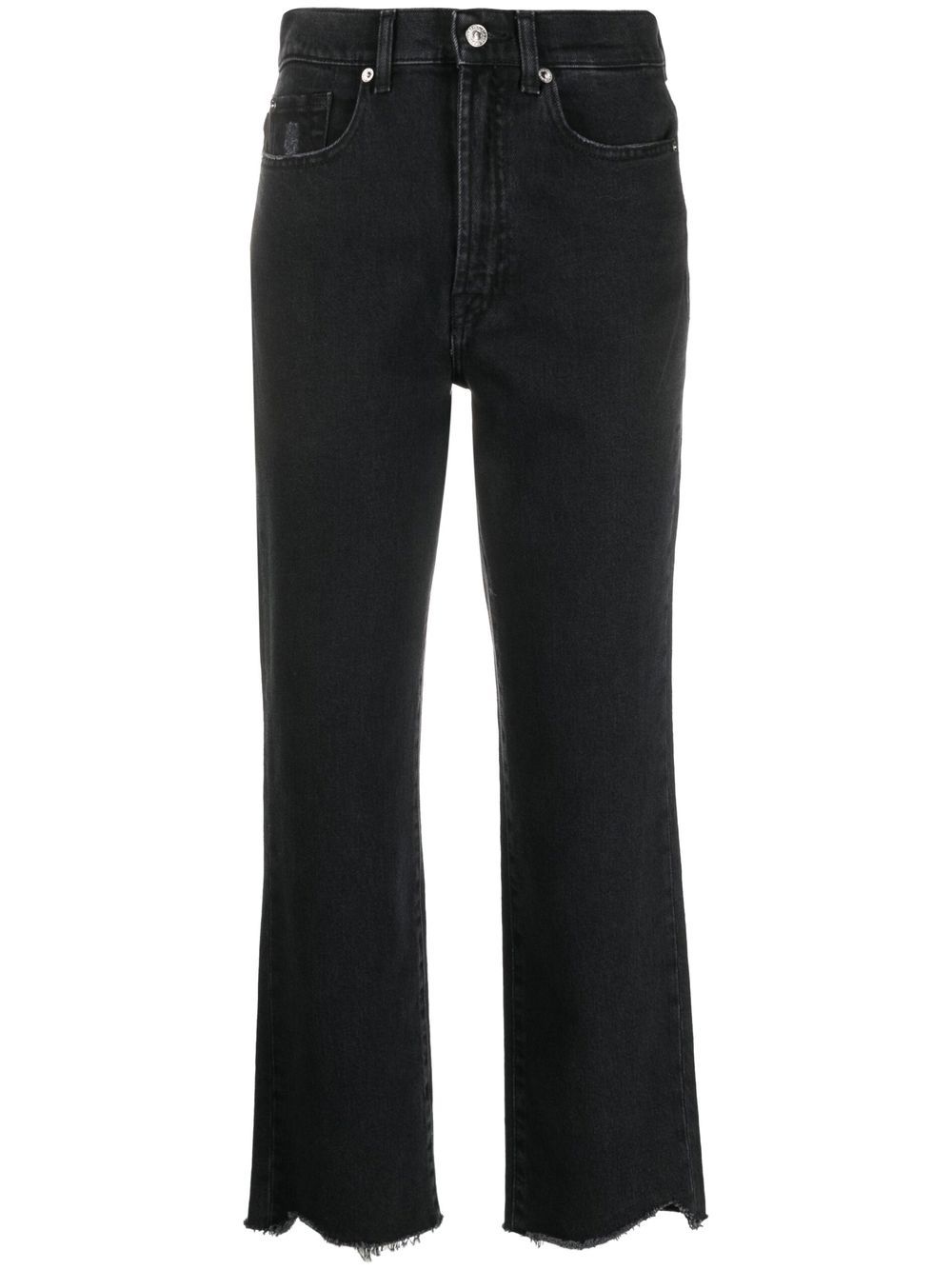 

7 For All Mankind jeans capri Logan Stovepipe - Negro