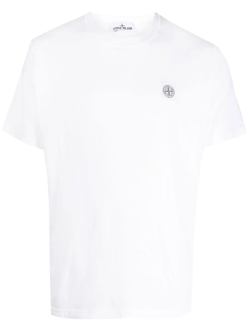 

Stone Island Compass-motif cotton T-shirt - White