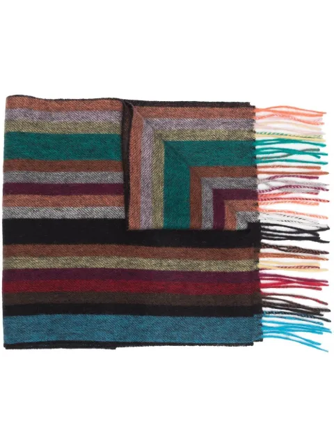 Paul Smith écharpe en laine à rayures
