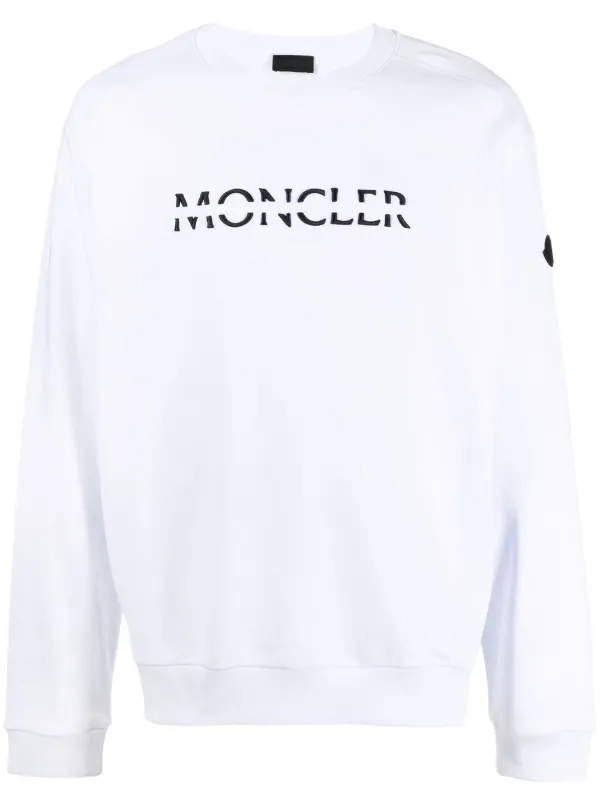 Veilig cliënt Handvol Moncler Sweater Met Geborduurd Logo - Farfetch