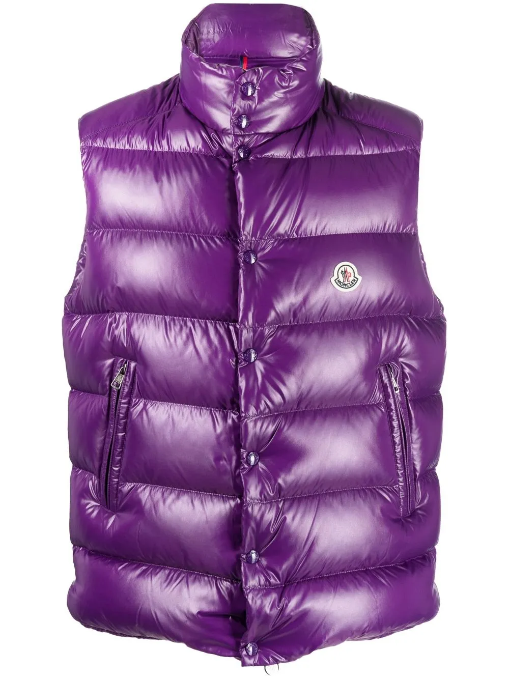 

Moncler chaleco capitonado Tibb - Morado