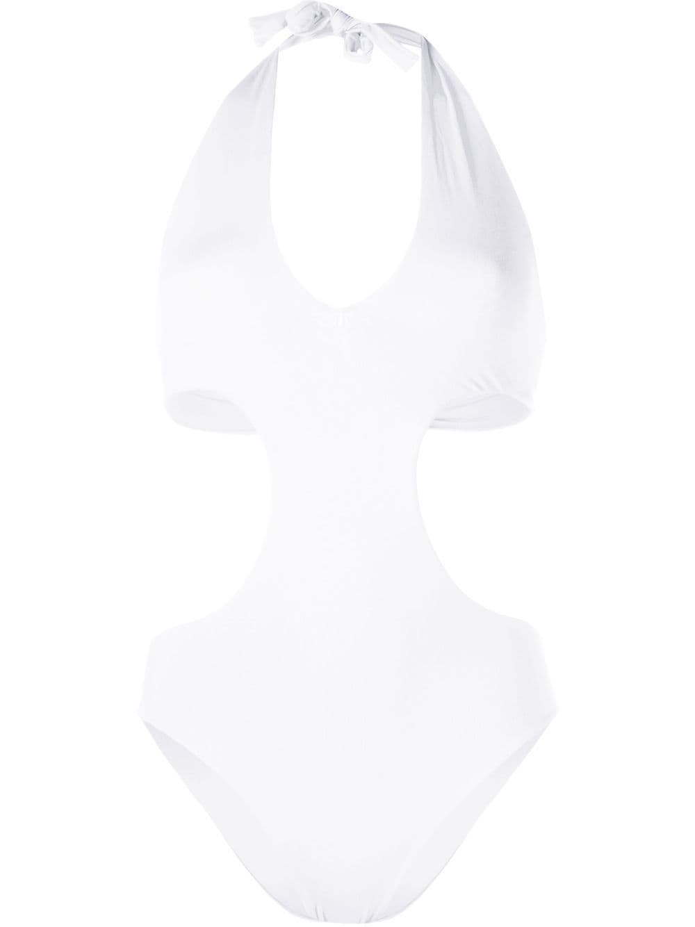 Fisico cut-out Halterneck Swimsuit - Farfetch