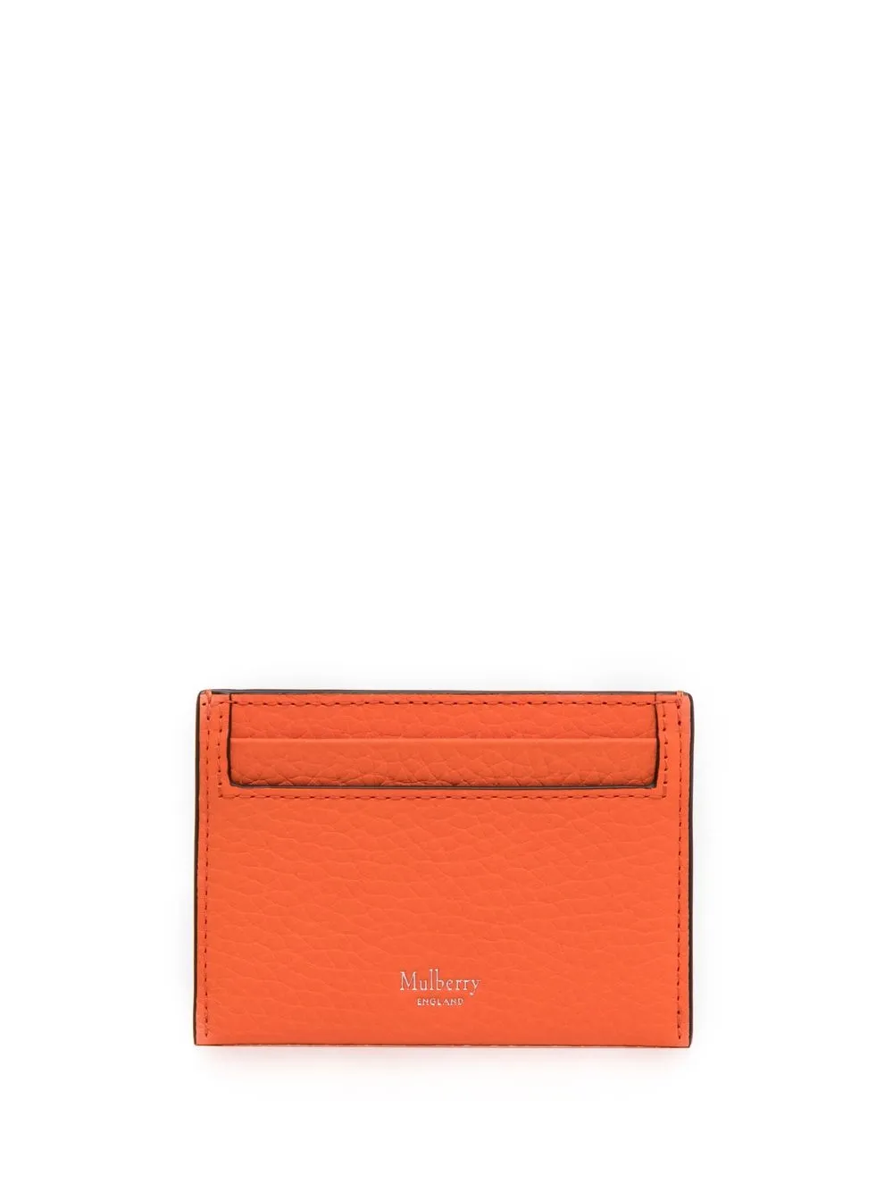 

Mulberry tarjetero con logo estampado - Naranja