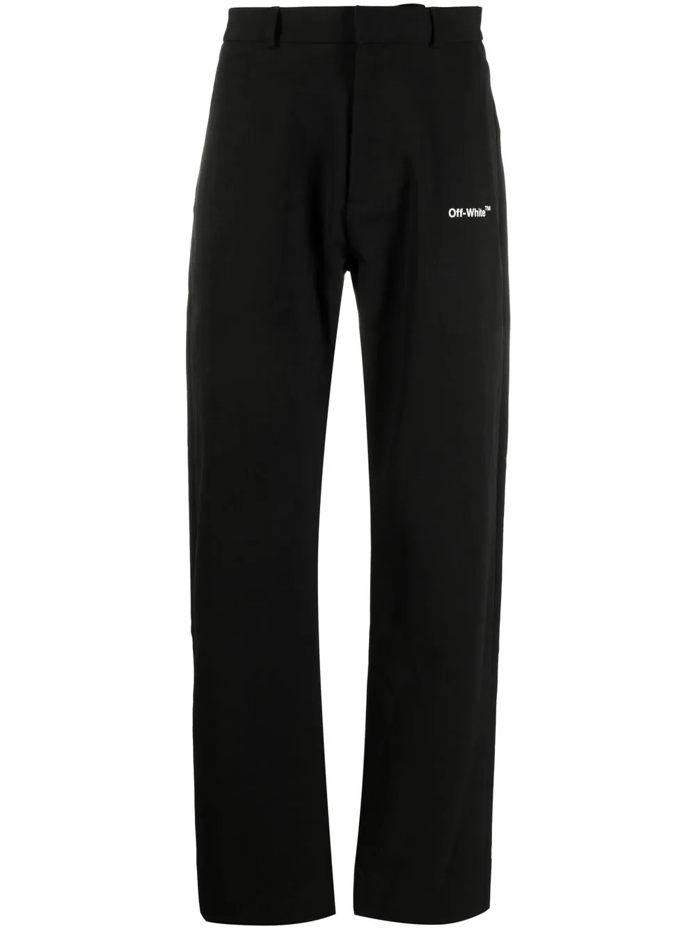 

Off-White pantalones rectos con estampado Arrows - Negro