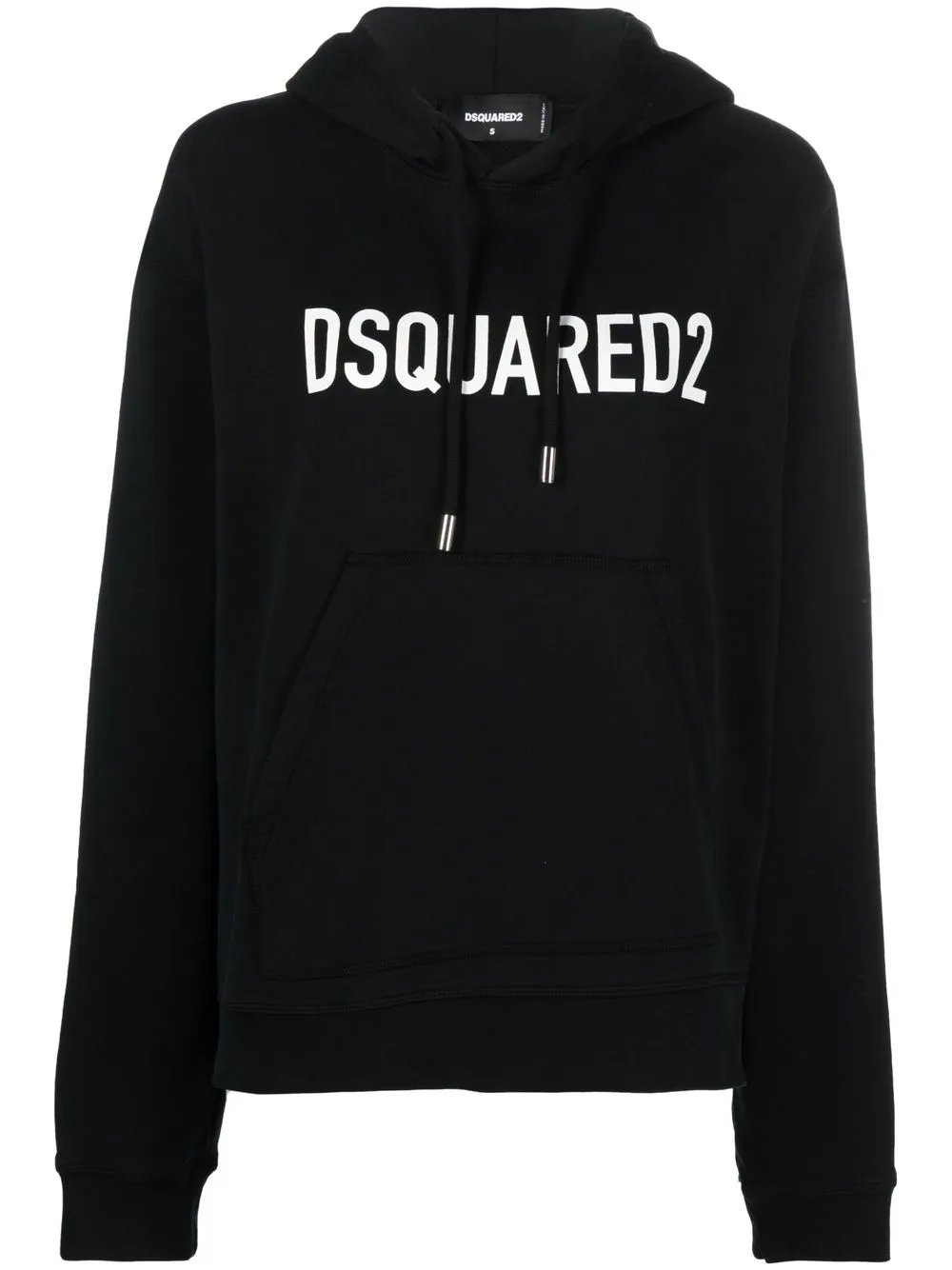 

Dsquared2 hoodie con logo estampado - Negro