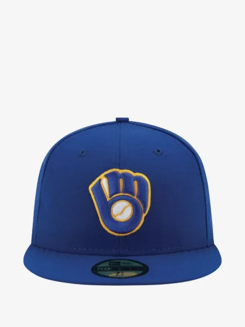 NEW ERA CAP x Milwaukee Brewers MLB 59Fifty "Blue/Yellow" cap