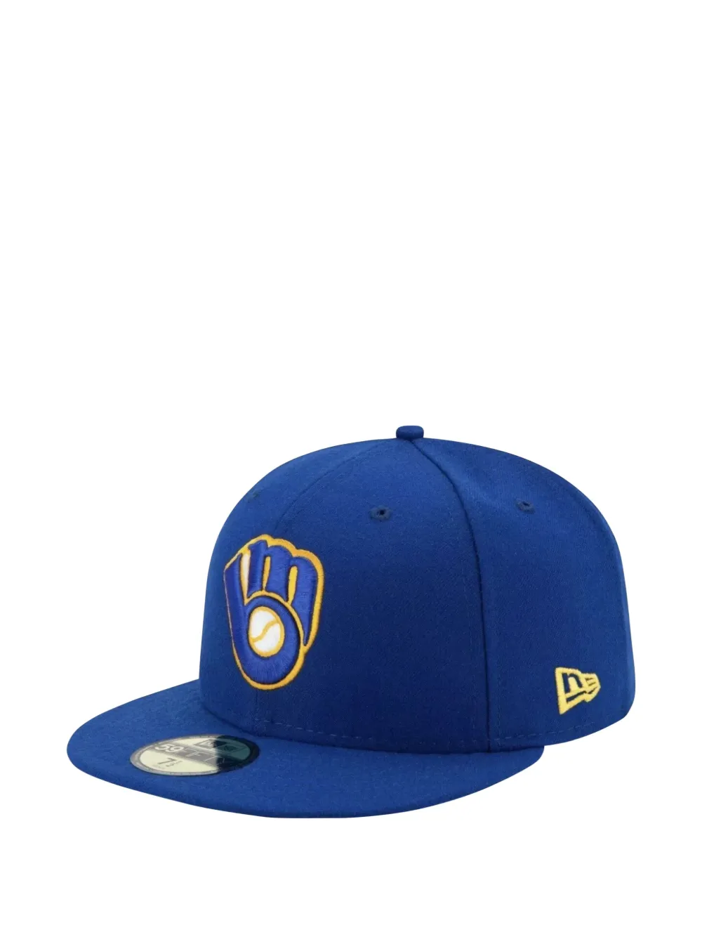 NEW ERA CAP x Milwaukee Brewers MLB 59Fifty "Blue Yellow" pet Blauw