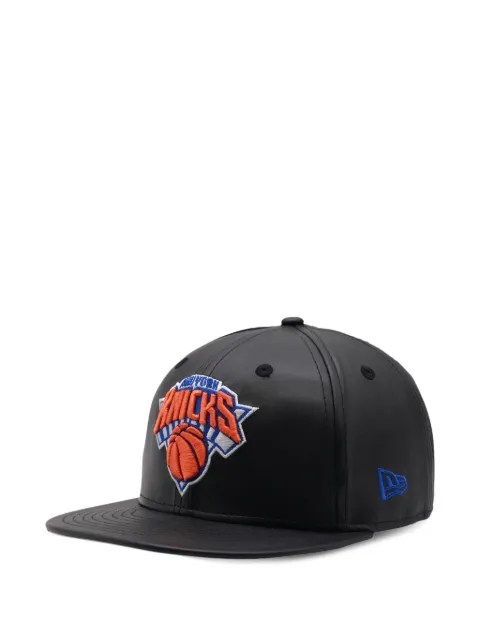 NEW ERA CAP gorra NBA 59Fifty Black/Orange en colaboración con New York Knicks