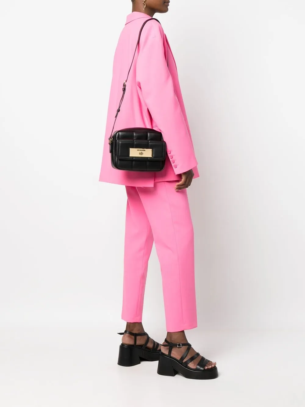 Love Moschino Tas met rits - Zwart