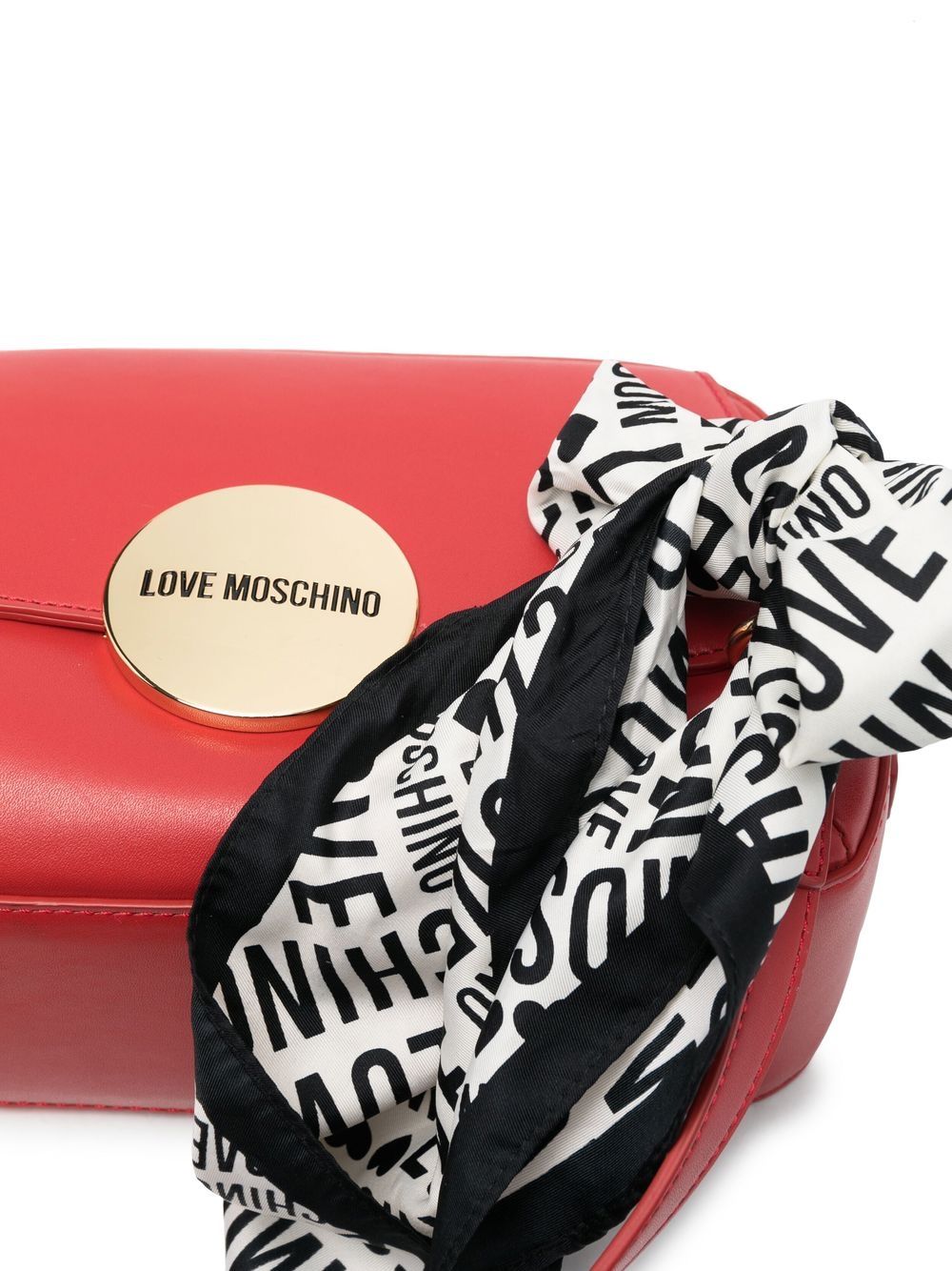 Love Moschino logo-plaque satchel bag Women