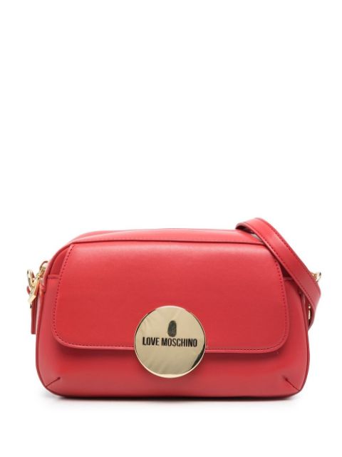 Love Moschino logo-plaque satchel bag Women