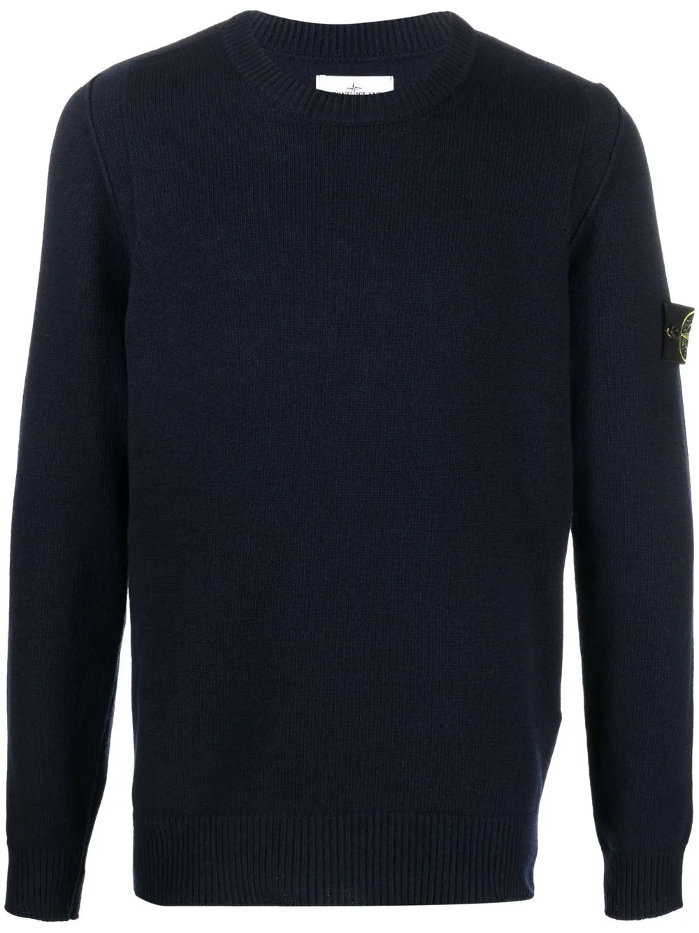 

Stone Island suéter tejido con parche de Compass - V0020 BLUE
