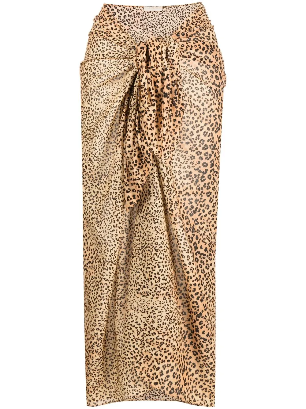 

Ulla Johnson animal-print sarong - Brown