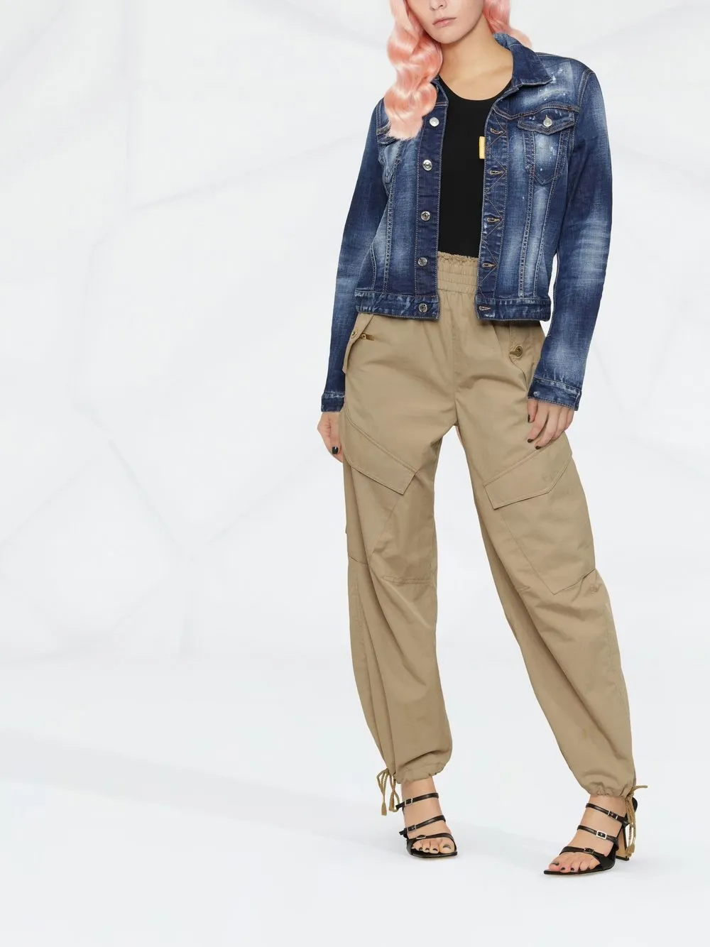 Icon Paint-Splatter Denim Jacket