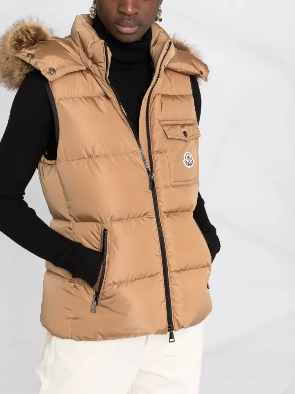moncler gilet khaki