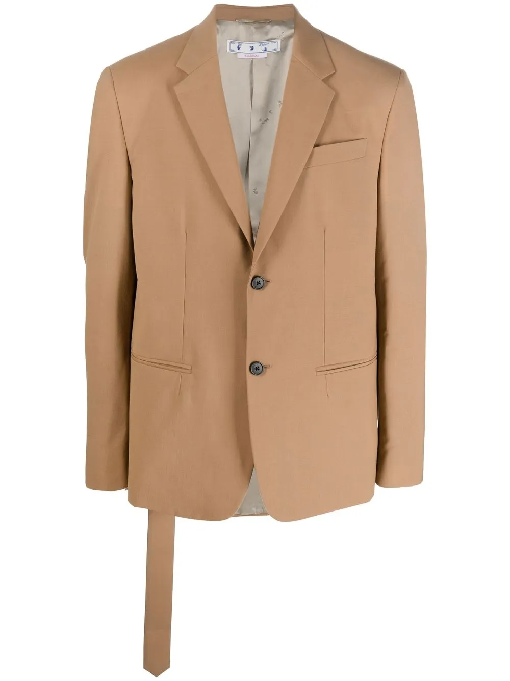 

Off-White single-breasted blazer - Neutrals