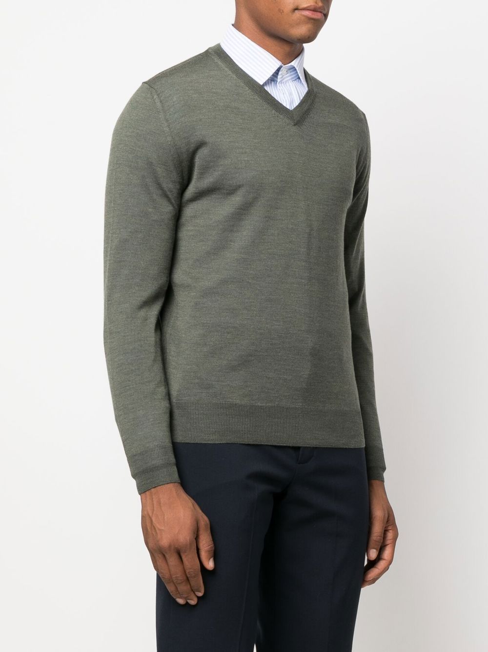 grey merino wool jumper