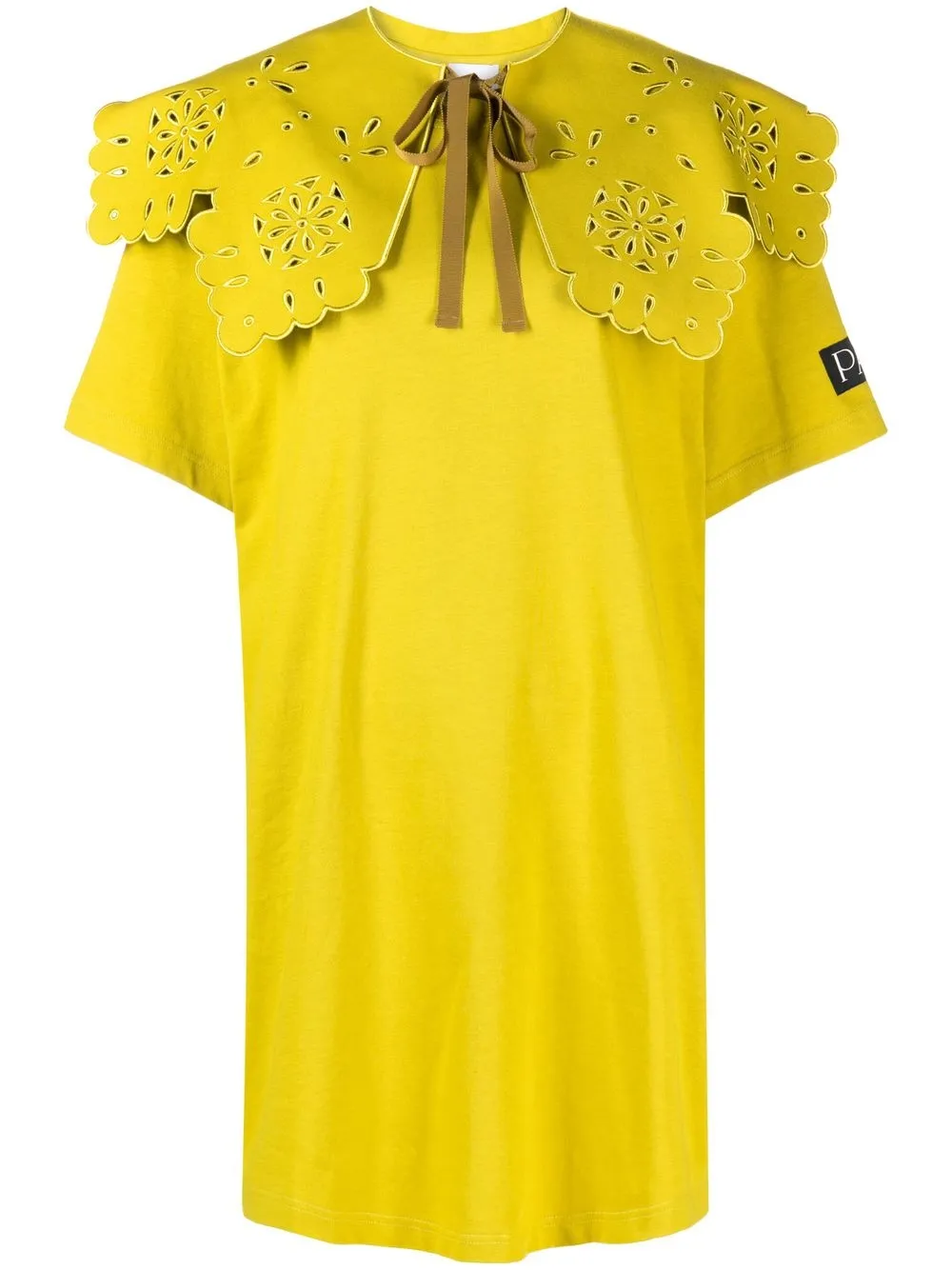 

Patou vestido estilo playera con cuello removible - Amarillo