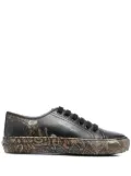 Ferragamo Borg Cubic lace-up sneakers - Black
