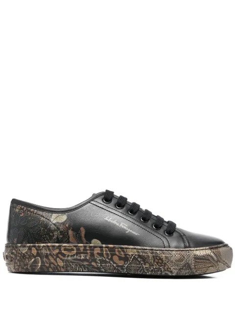 Ferragamo Borg Cubic lace-up sneakers