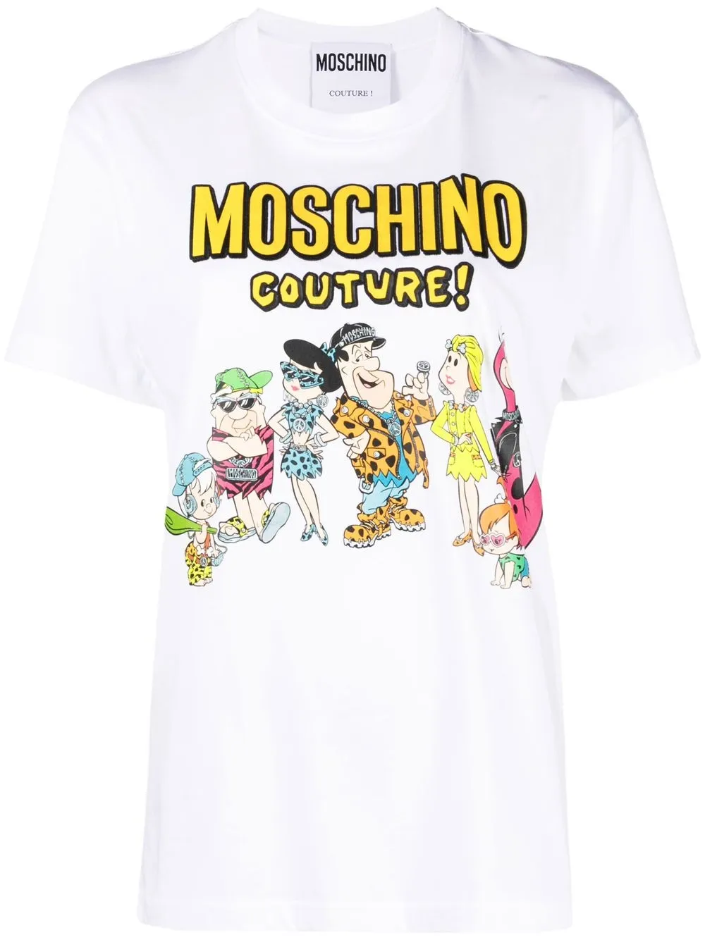 

Moschino playera The Flintstones - Blanco