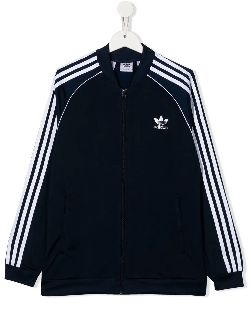 

adidas Kids chamarra con rayas laterales - Azul
