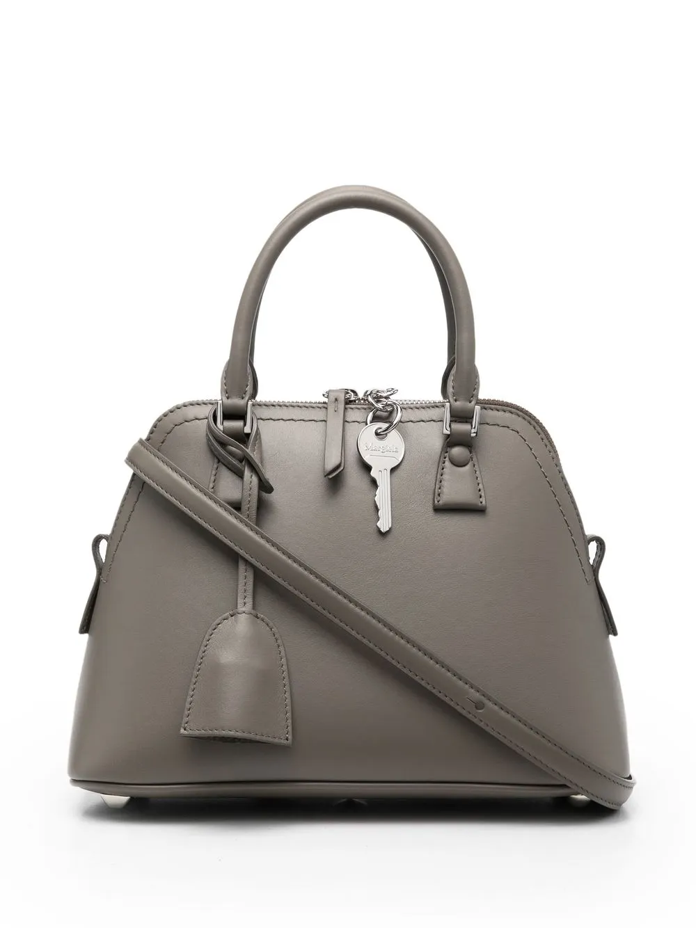 Maison Margiela Key-embellished Tote Bag In Grey